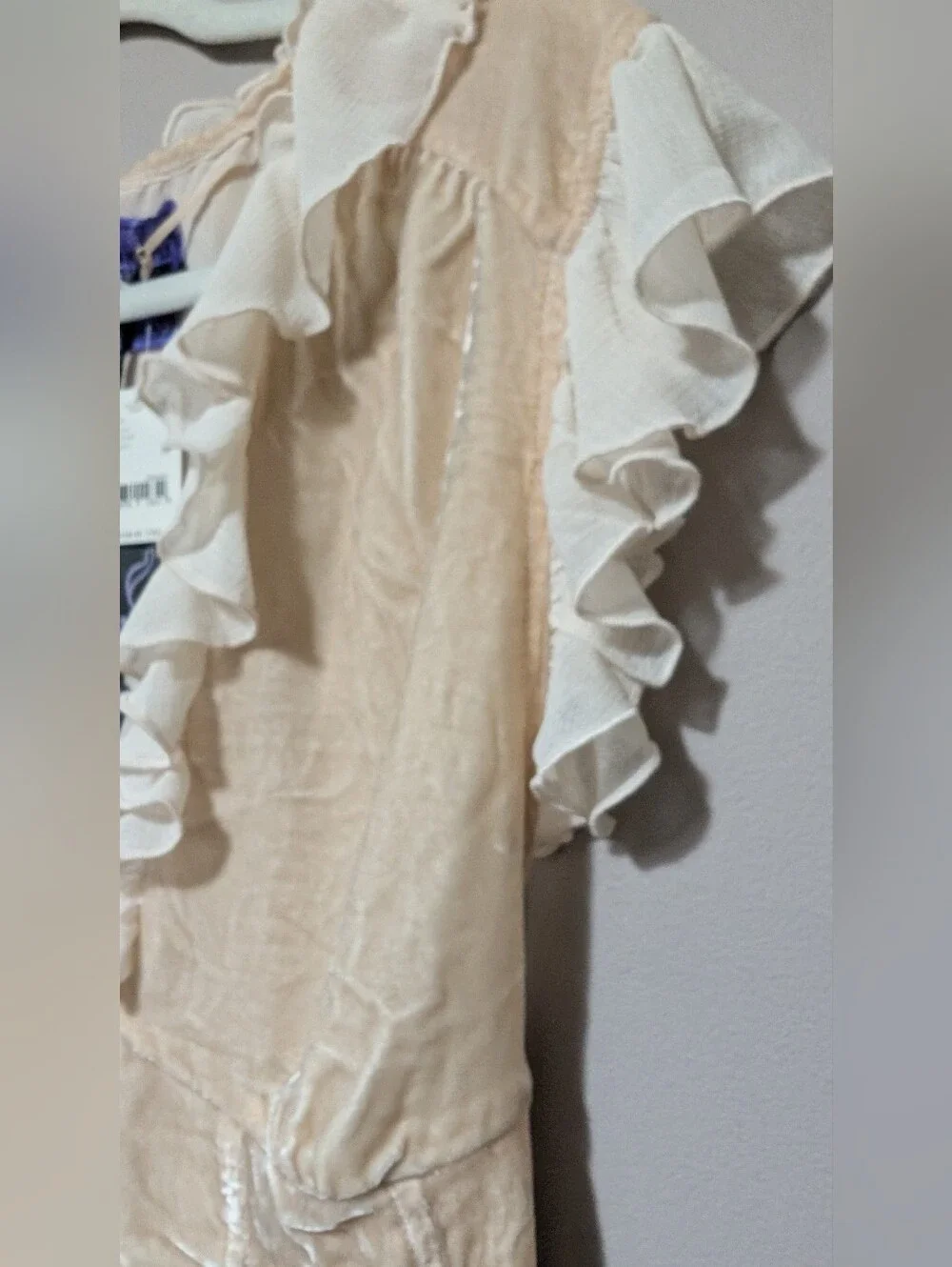 FP x Anna Sui Lilly Solid Velvet Top